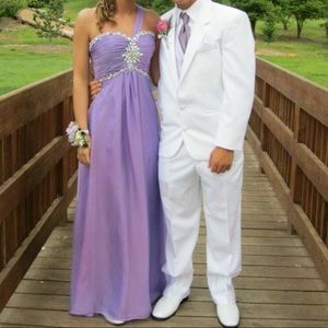 light purple prom